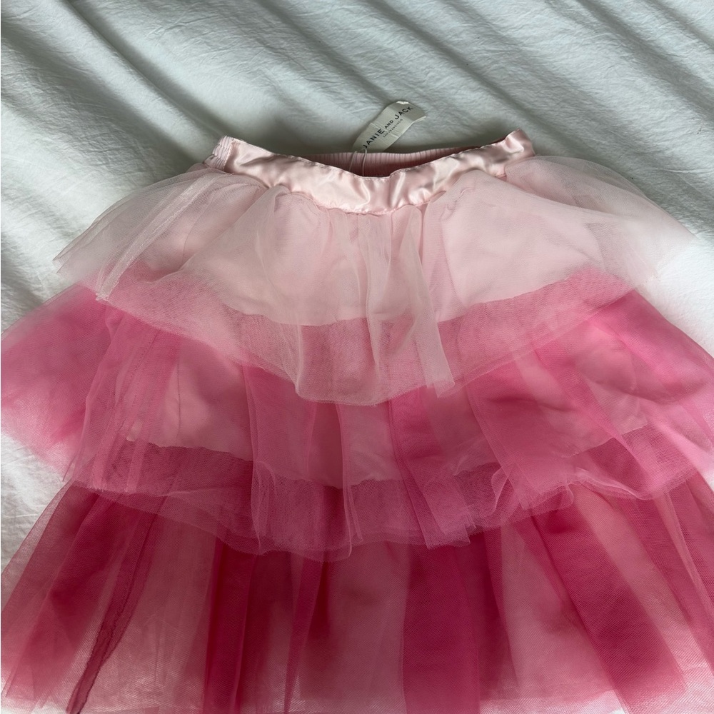 Janie and Jack Pink Ombre Tulle Skirt